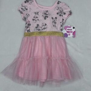 Pink Minnie Mouse Tutu Dress – Sparkly & Adorable for Toddlers